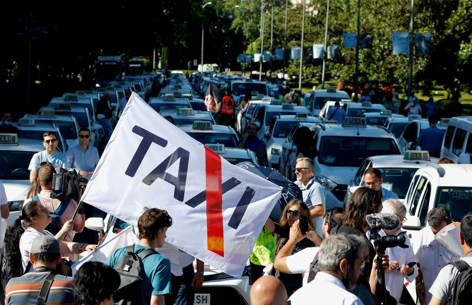 ¿Por qué protestan los taxistas de Madrid?