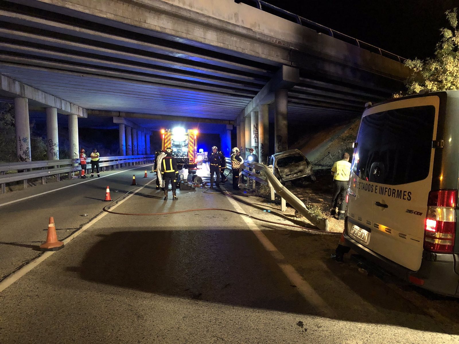 Accidente mortal en  Guadarrama