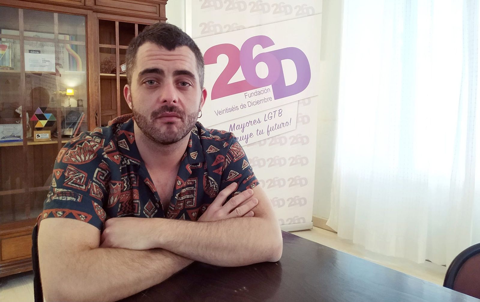 Pedro Bogo, responsable del proyecto Ámbar y del área formativa de la Fundación 26 de Diciembre.