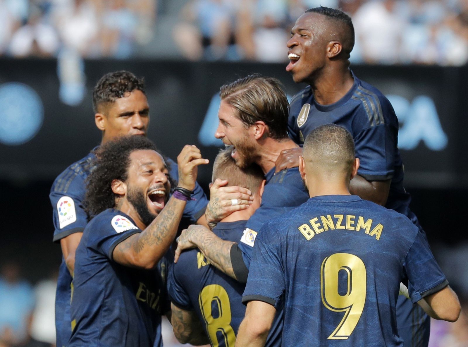 (1-3) El Real Madrid inicia con firmeza en Balaídos