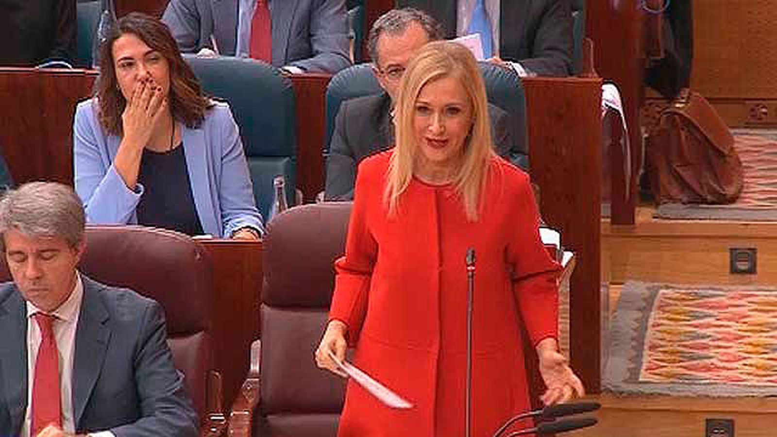 La presidenta de Madrid, Cristina Cifuentes