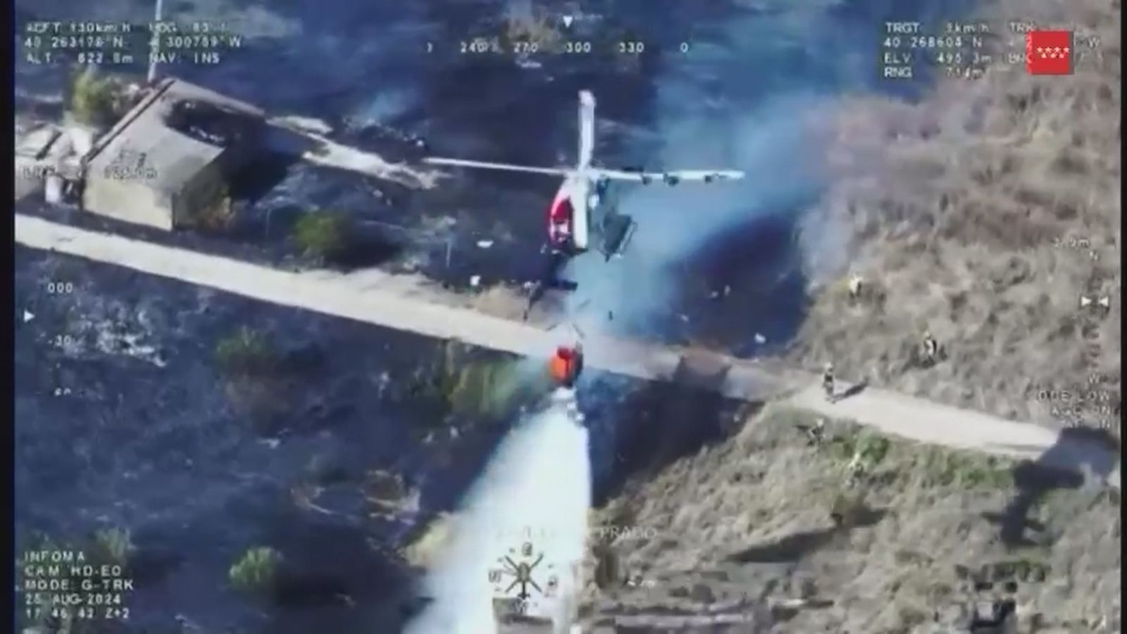 Incendio forestal Villa del Prado