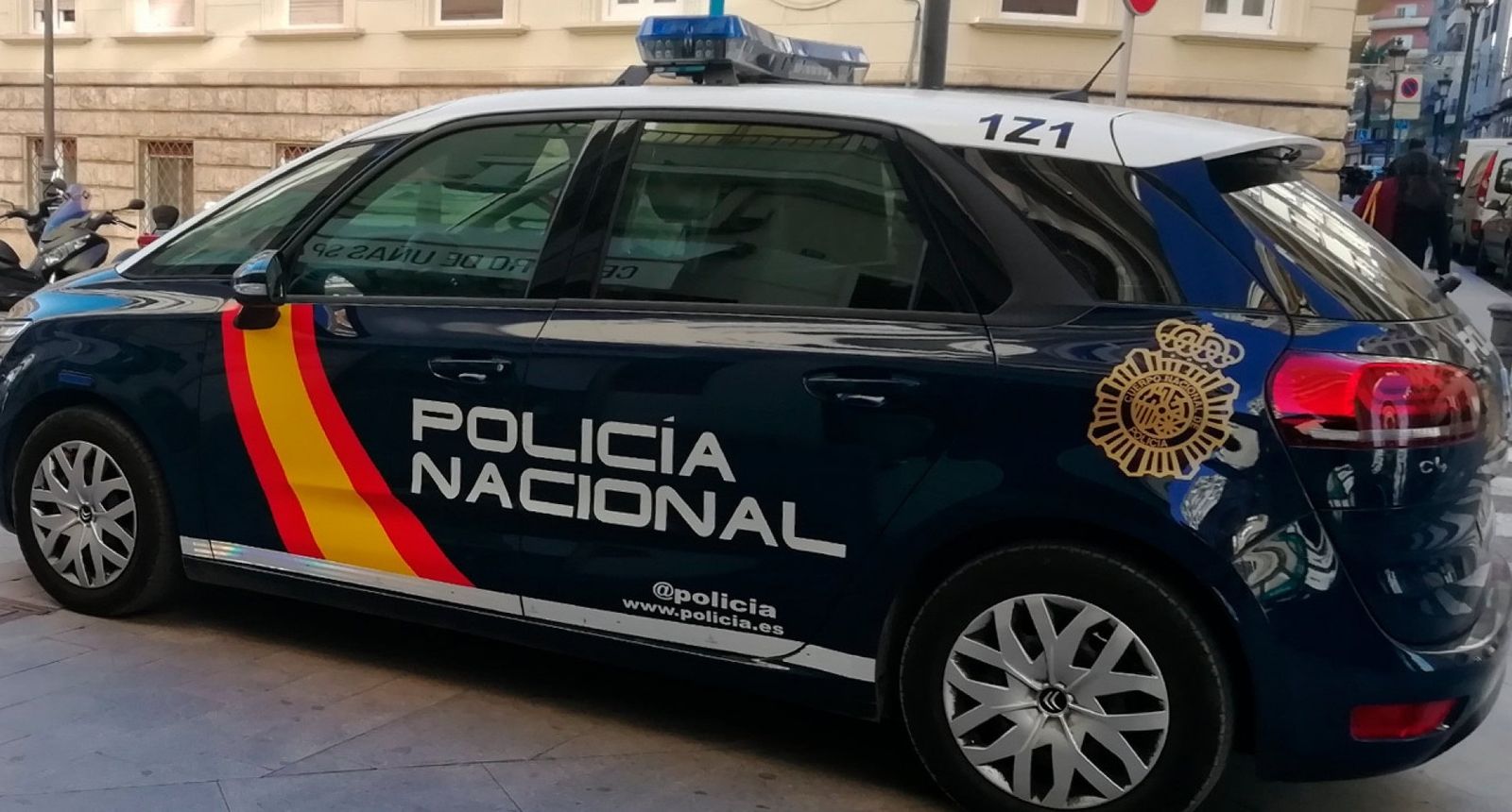 Coche patrulla de la Policía Nacional