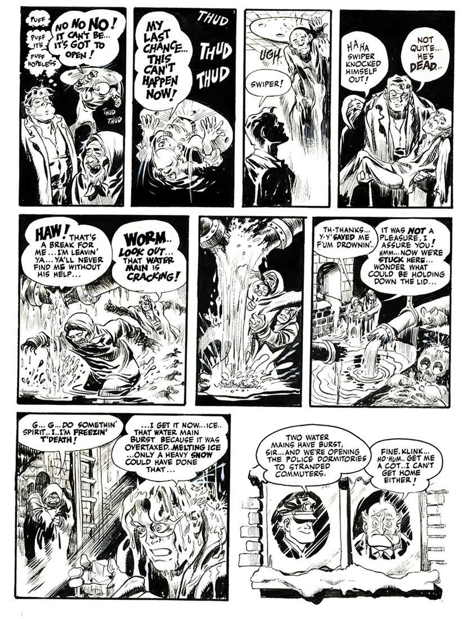 Viñetas de 'Vida subterránea', de Will Eisner