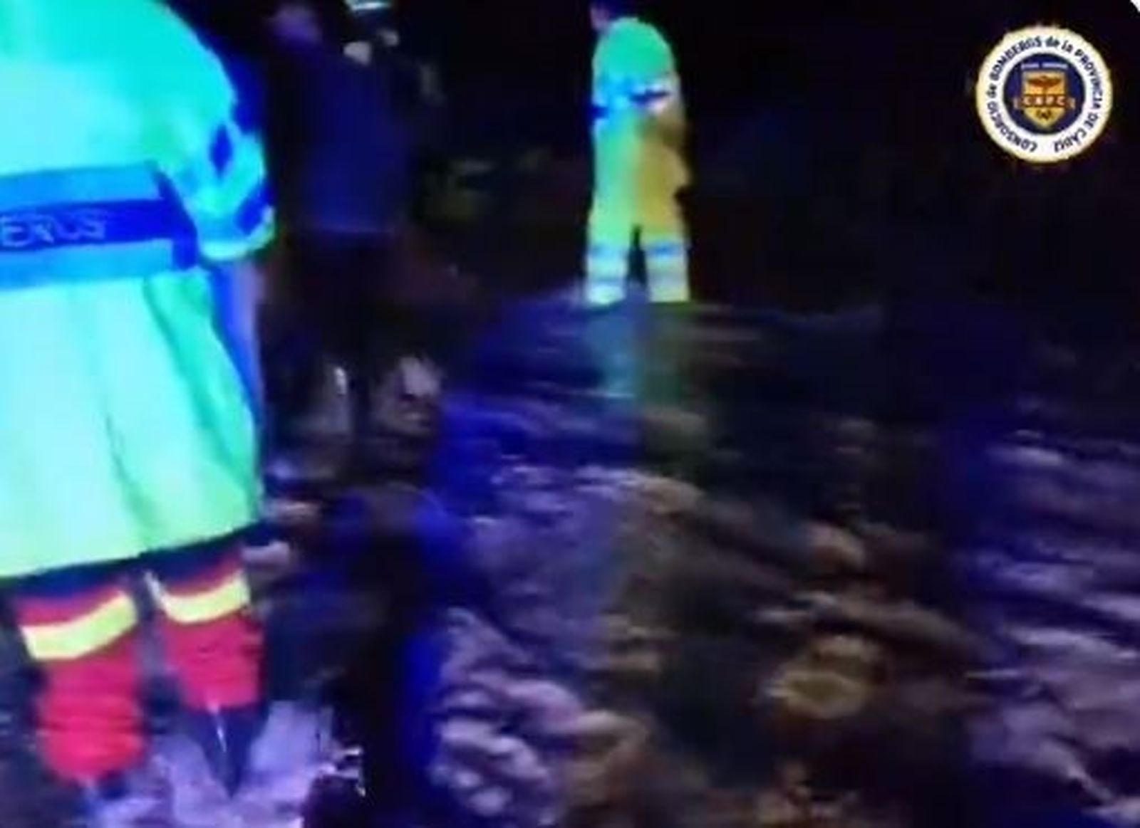 Rescate desbordamiento Cádiz