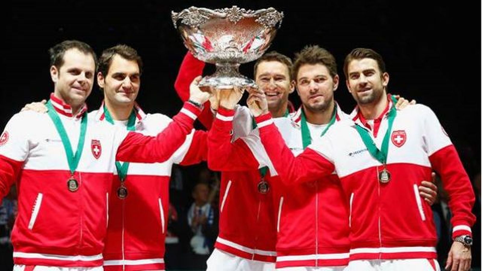 Federer da la Copa Davis a Suiza
