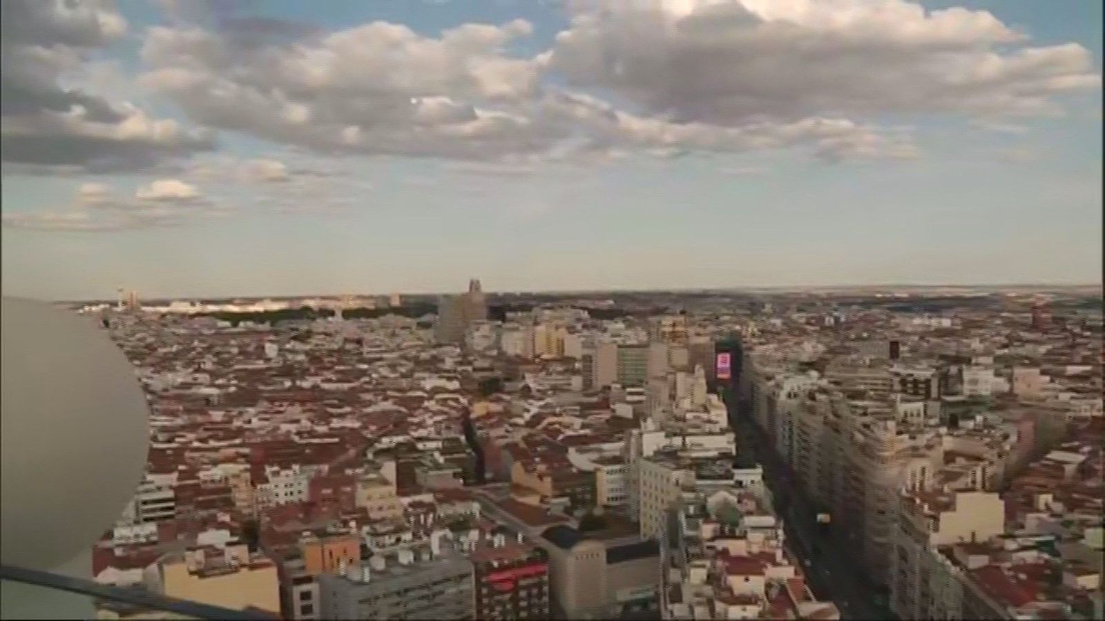 La 'pasarela acristalada' más famosa de Madrid, en Plaza de España