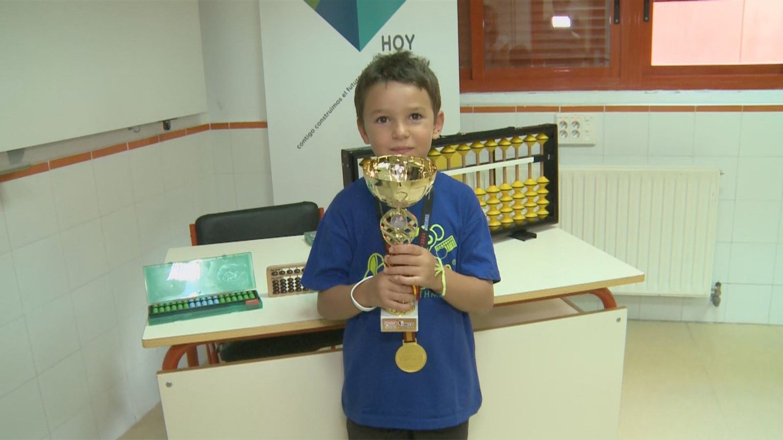 Un niño de Guadarrama de 7 años gana el campeonato mundial de cálculo mental