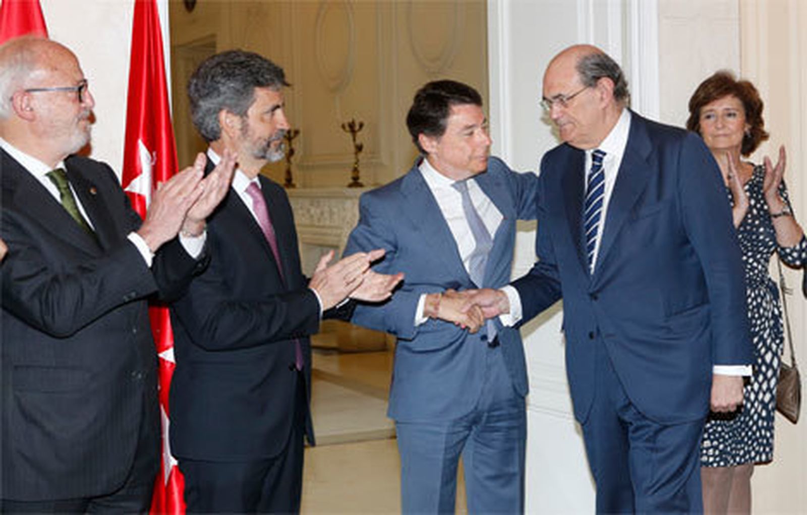 Ignacio Astarloa con el presidente de la Comunidad