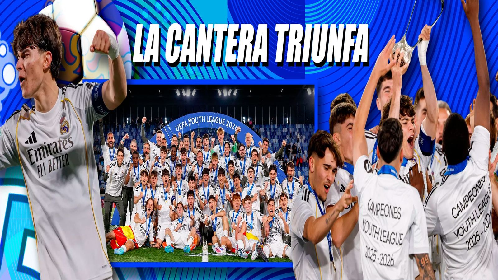 La cantera del Real Madrid triunfa