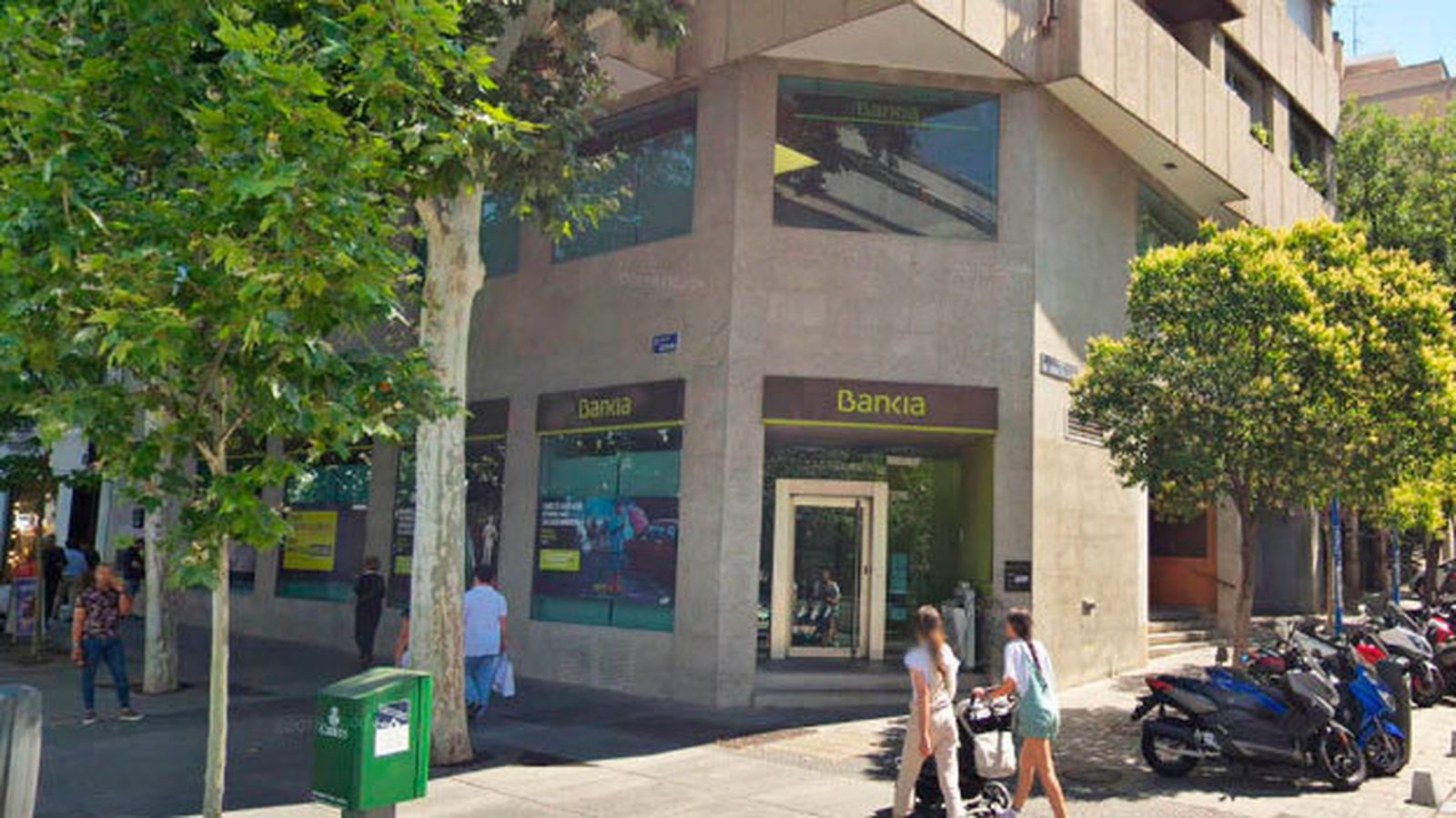 Oficina de Bankia en la calle Serrano 64 de Madrid