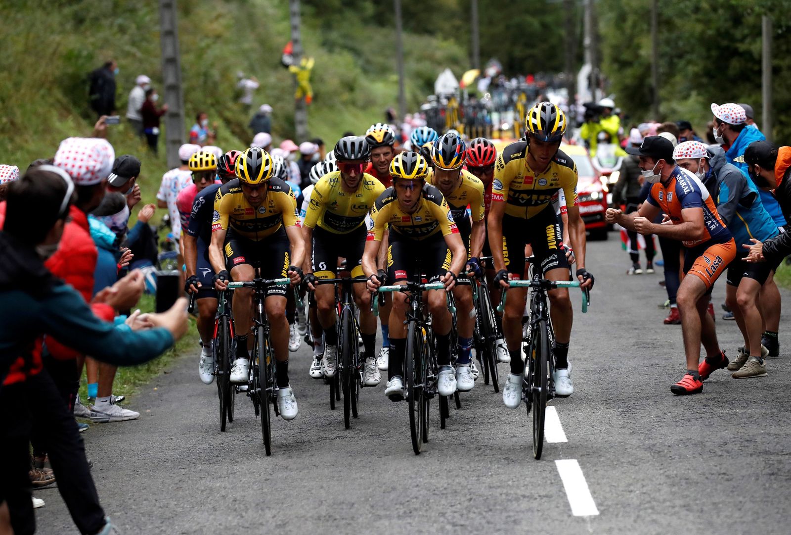Imagen de la carrera del Tour de Francia 2020