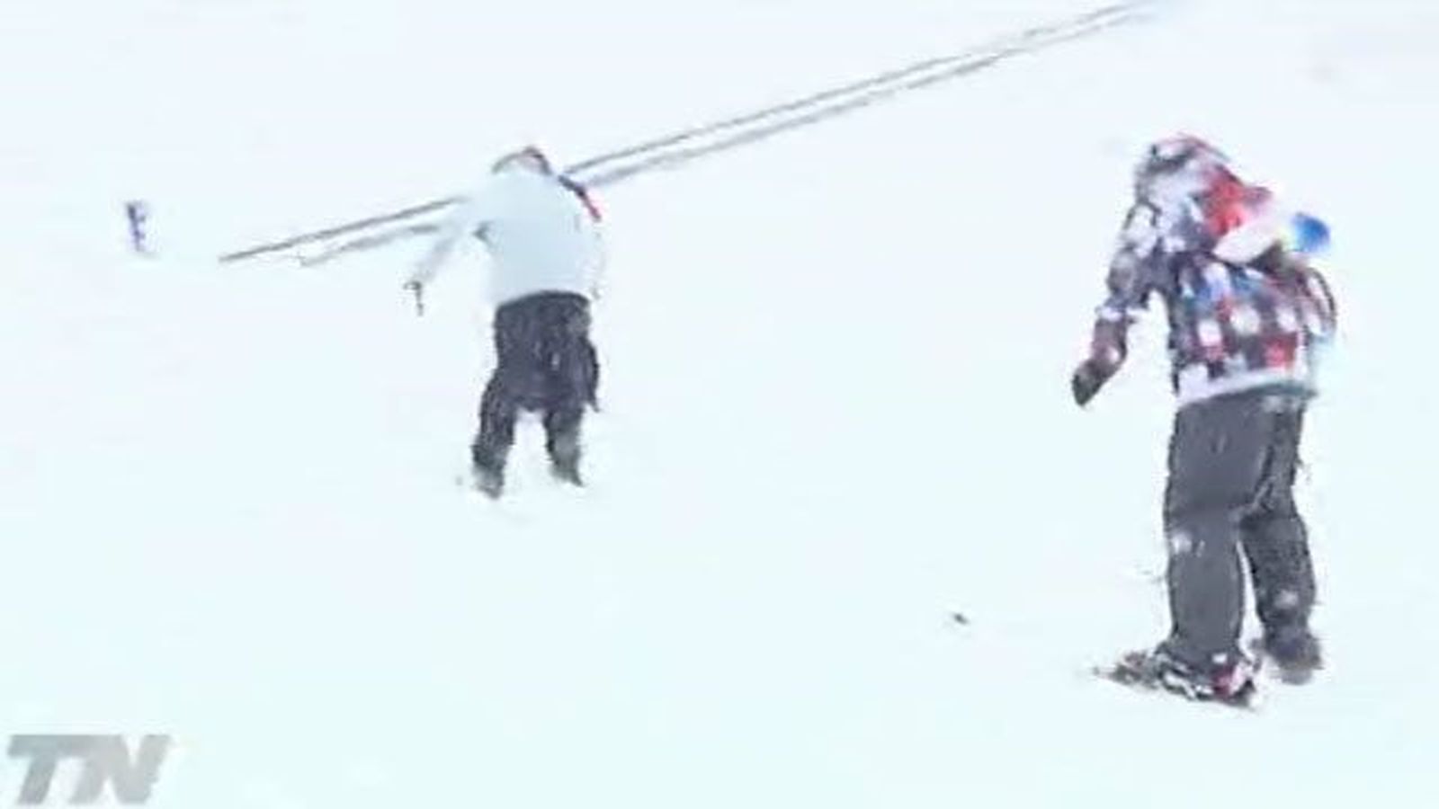 Protección Civil alerta por  nevadas en la sierra de Madrid