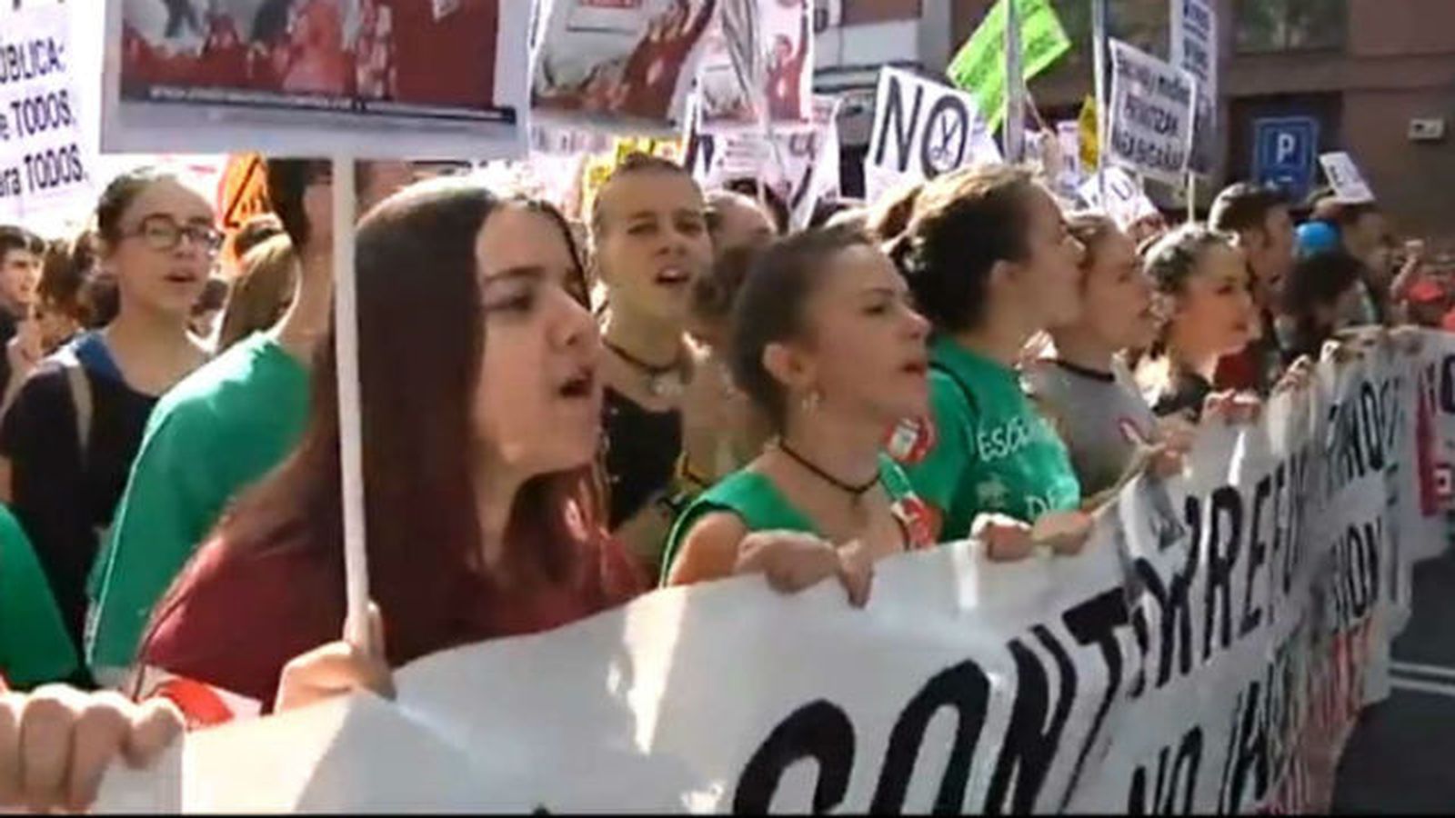 Manifestación de estudiantes