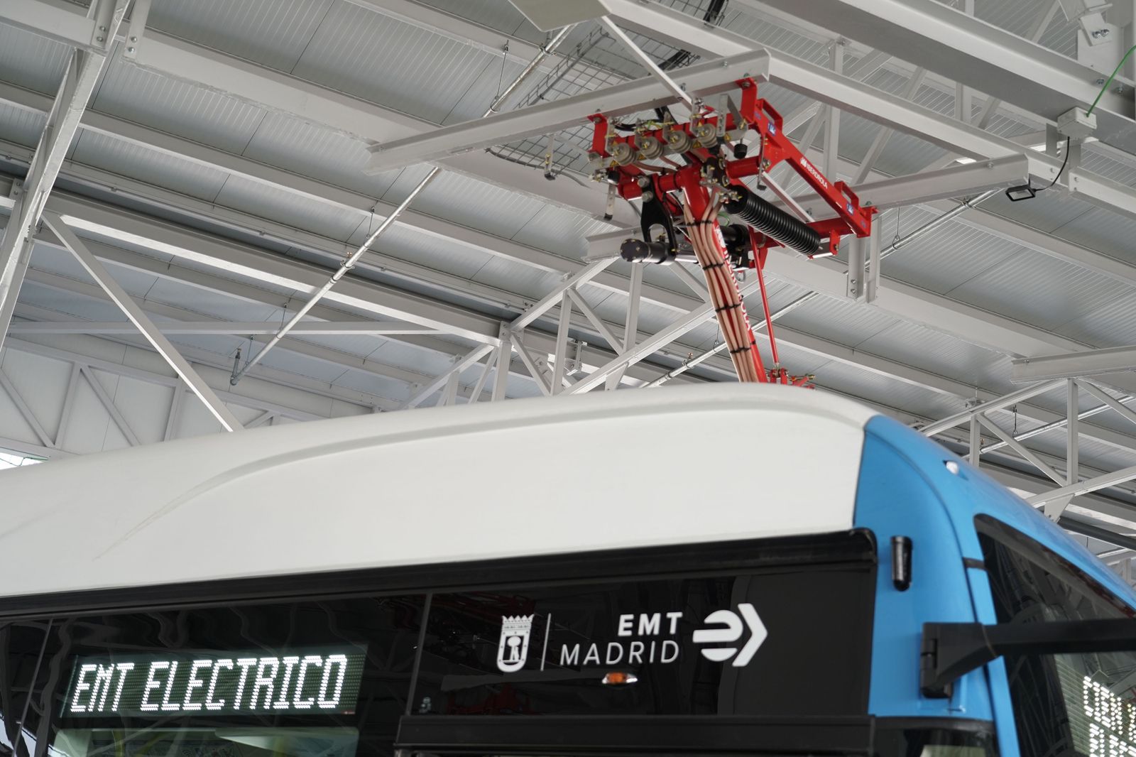 Las cocheras de EMT en Carabanchel se electrifican