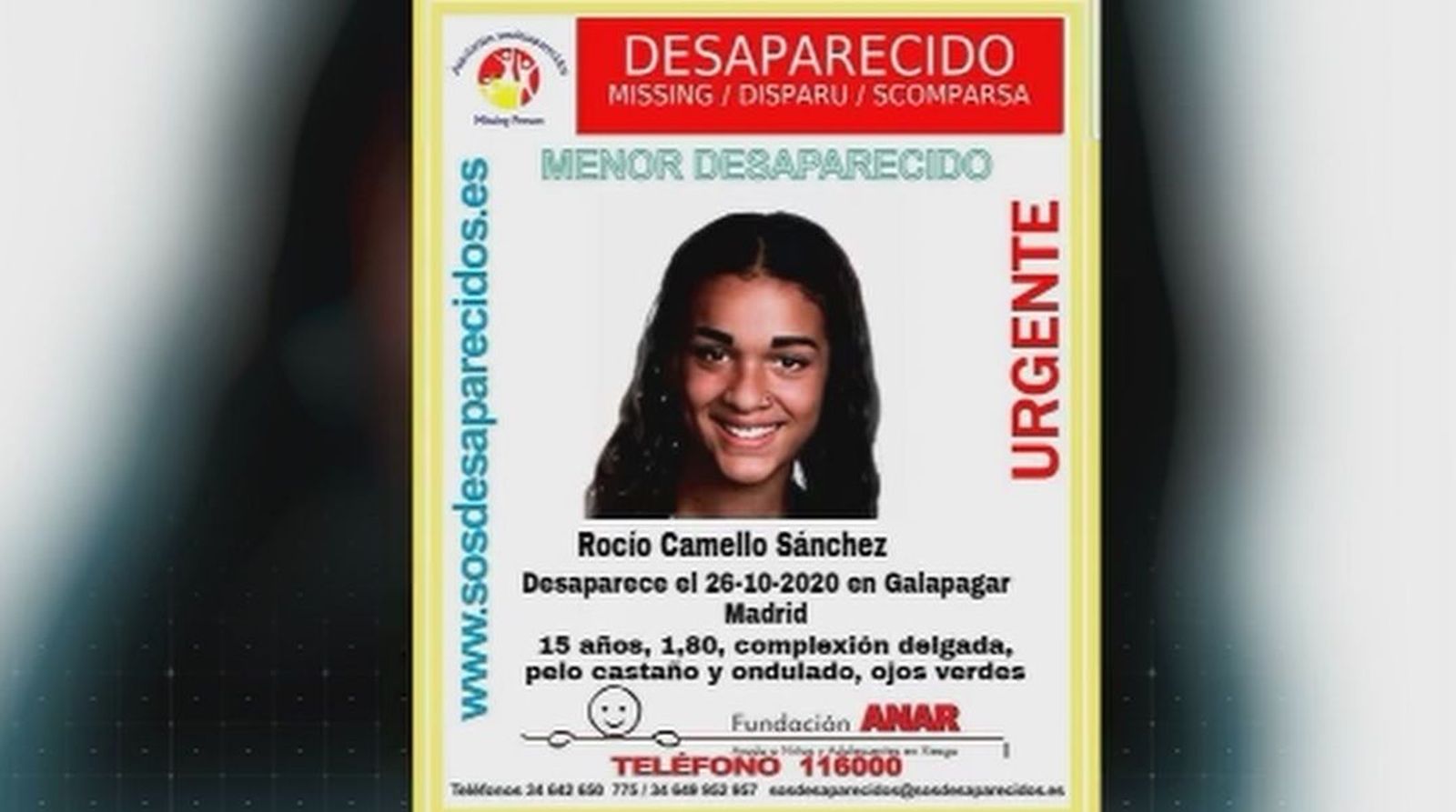 Continúa la búsqueda de Rocío, la joven desaparecida en Galapagar