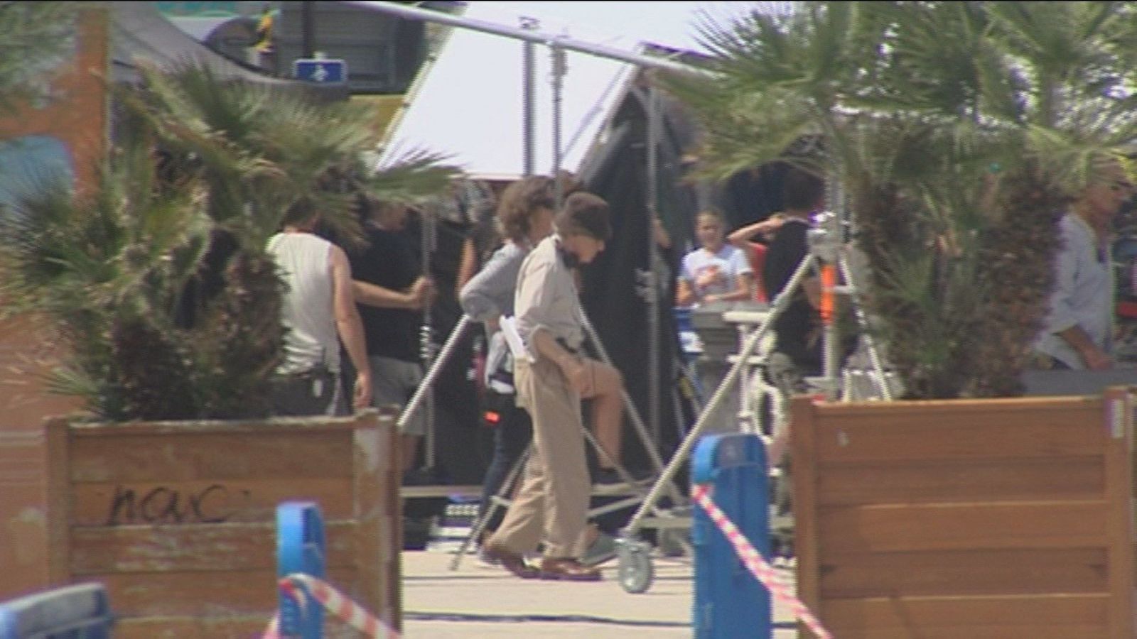 Cierran parte de la playa de la Concha por el rodaje de Woody Allen