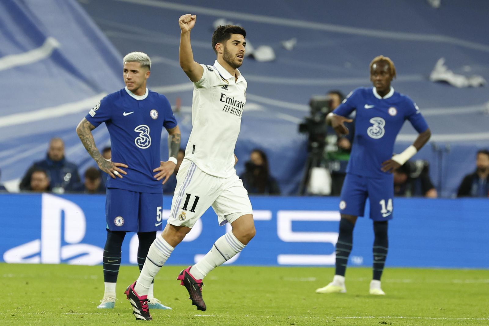 Marco Asensio ante el Chelsea