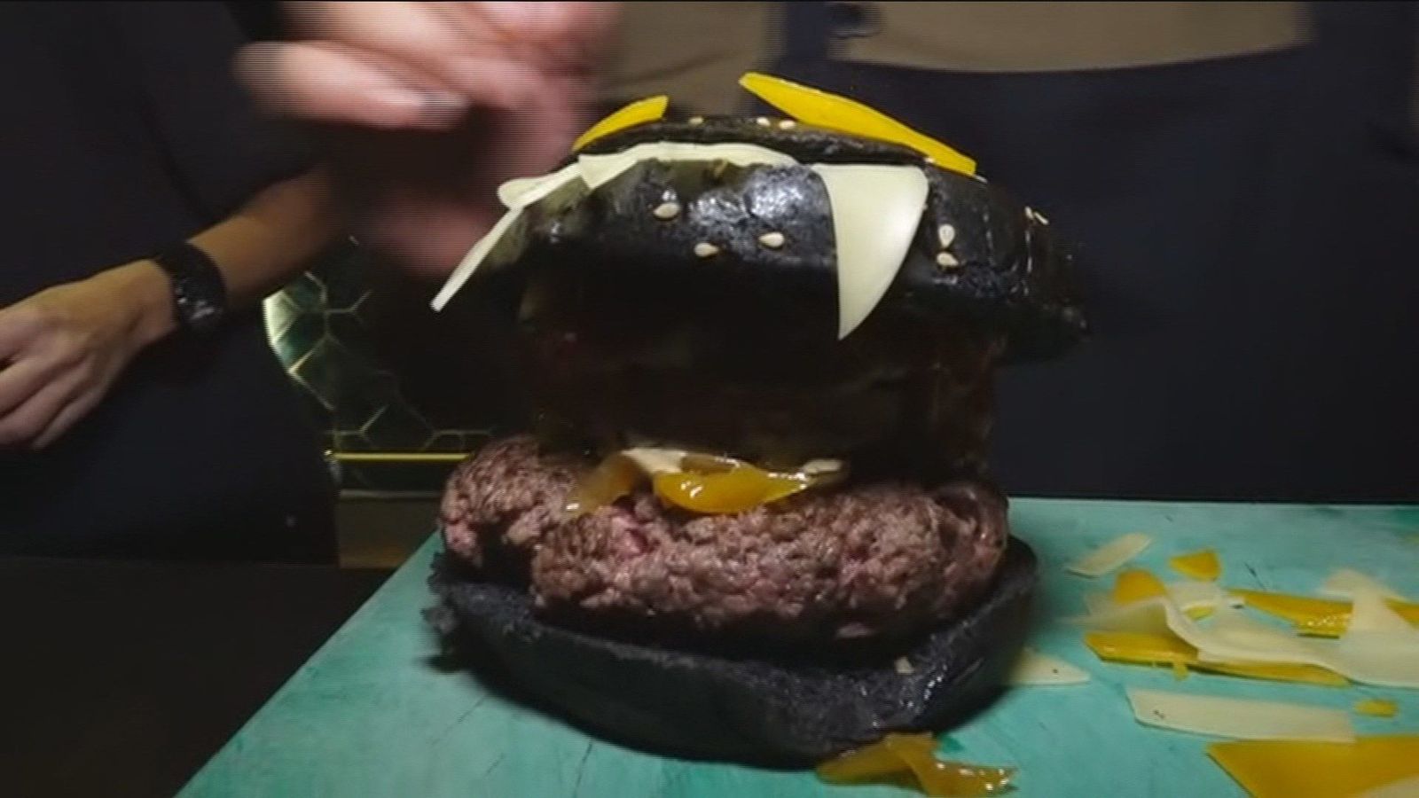 Hamburguesas disfrazadas de terror
