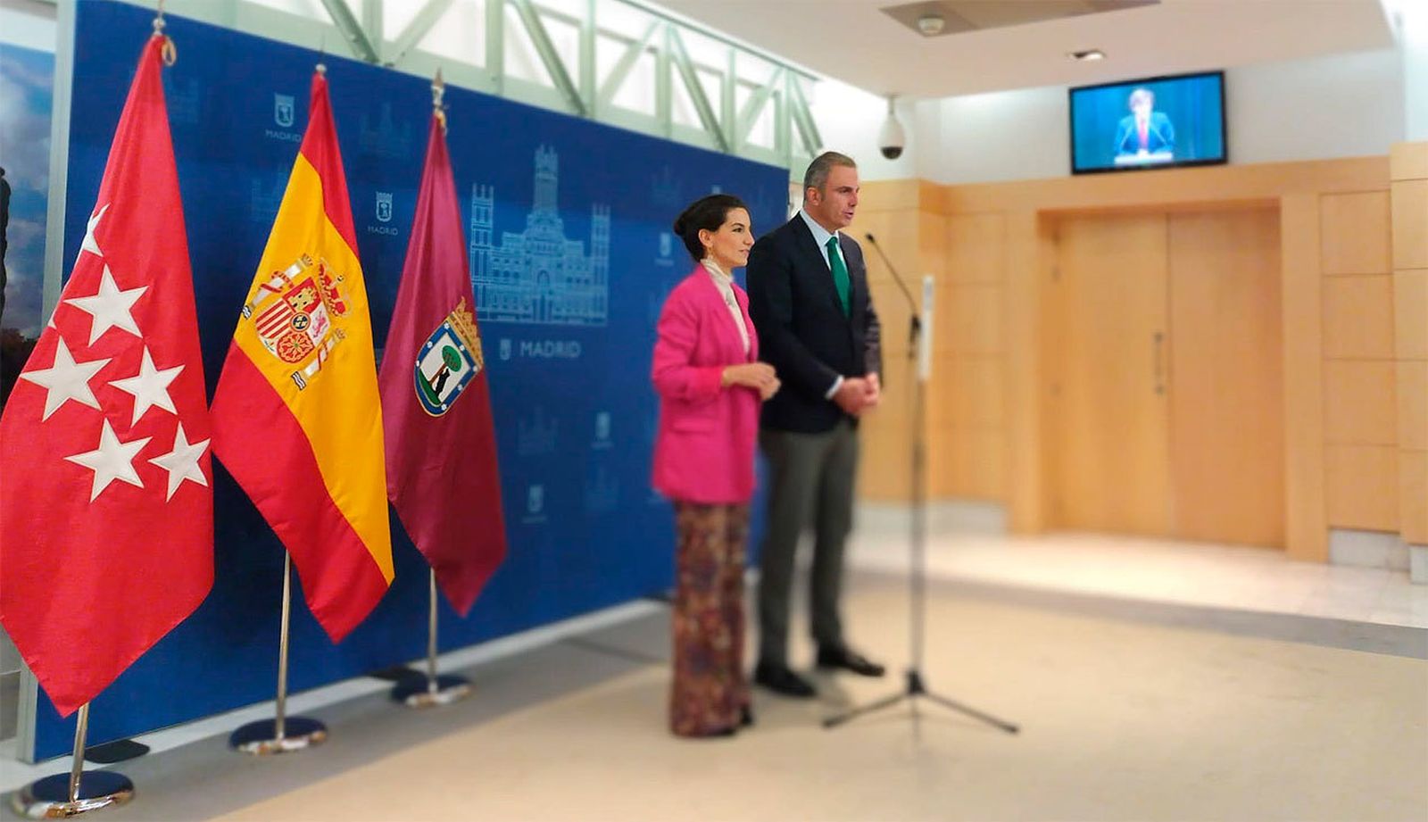 Rocío Monasterio y Javier Ortega Smith