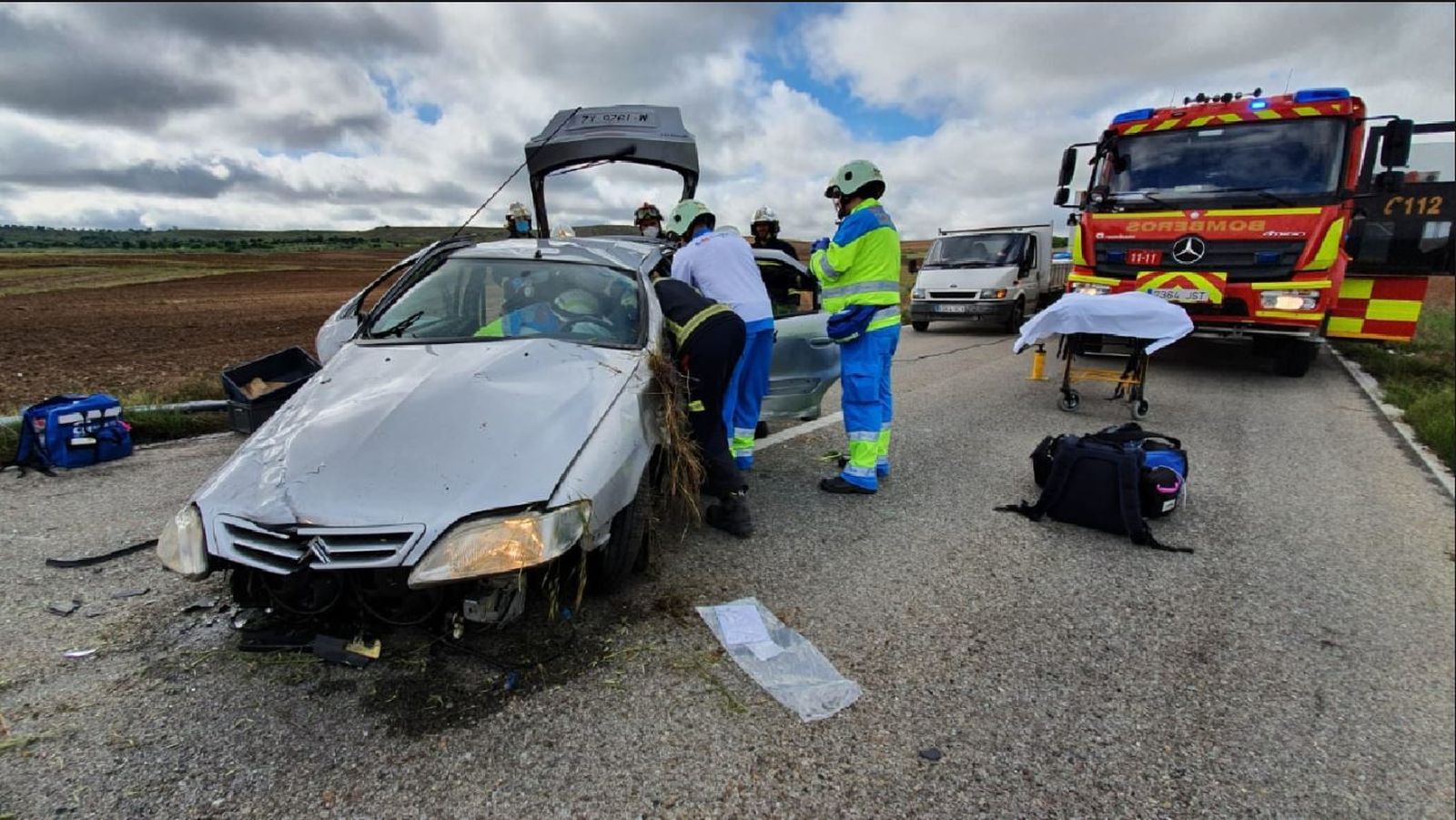 Accidente en la M-123