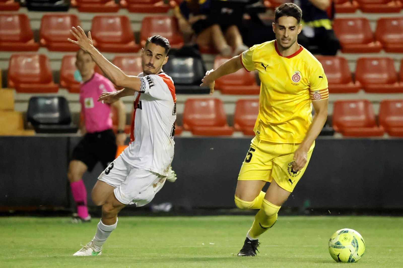 El defensa del Girona, Juan Pedro Ramirez "Juanpe"