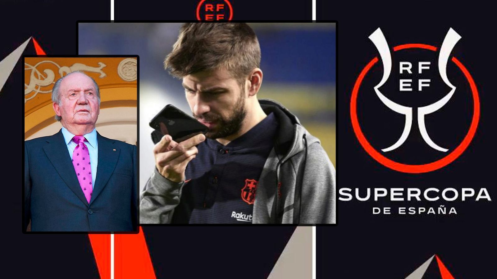 Rubiales y Piqué pensaron hablar con el rey emérito para que ayudara a que la Supercopa se jugara en Arabia