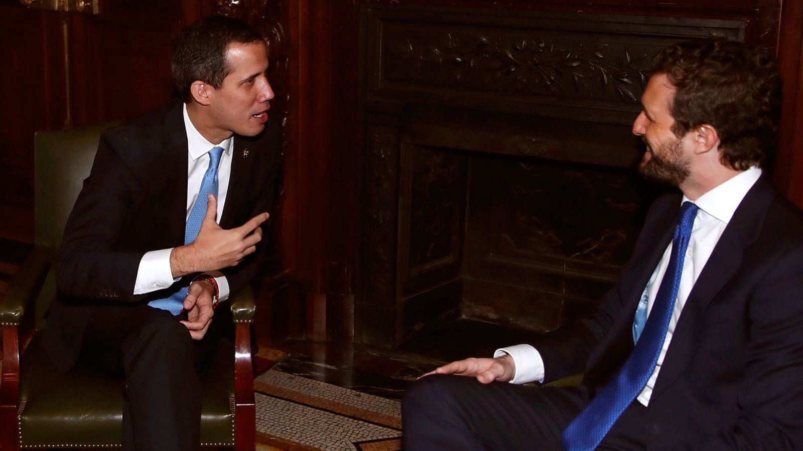 Reunión del presidente del PP con el presidente de la Asamblea Nacional de Venezuela