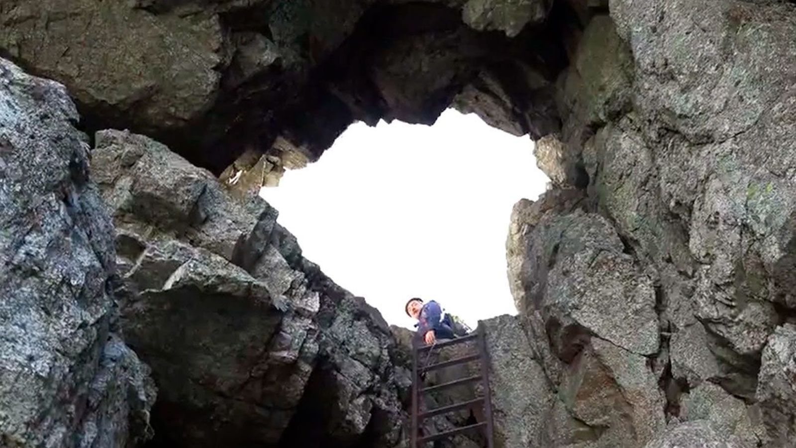 La ruta que lleva al 'paso Cagalera' en la Sierra de Guadarrama