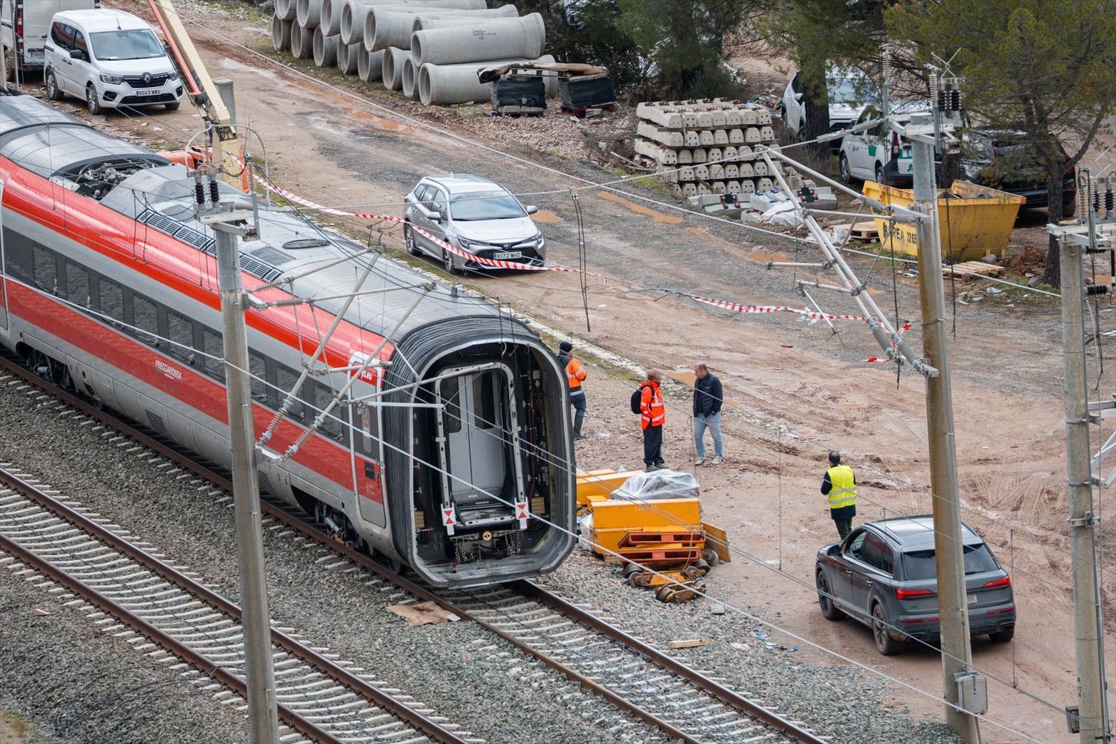 Tren Iryo afectado por el accidente de Adamuz