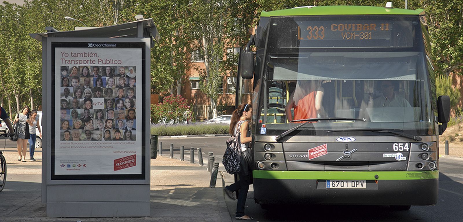 Línea 333 de autobús interurbano en Rivas Vaciamadrid