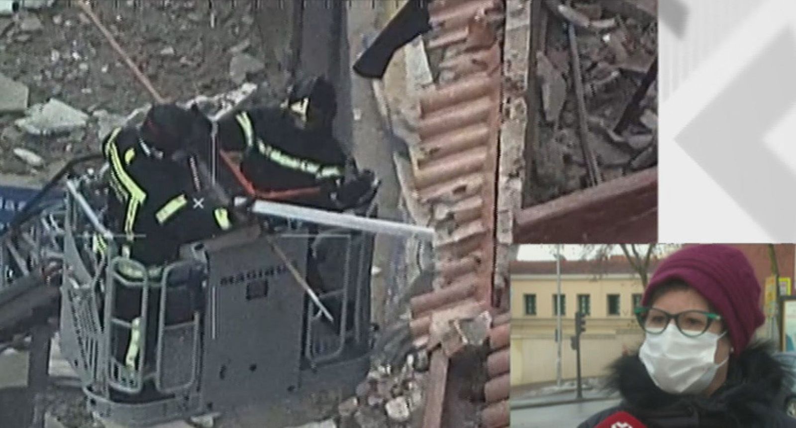 Una vecina de la calle Toledo: "El estruendo me levantó del sofá y temí por mi madre ingresada en la residencia"