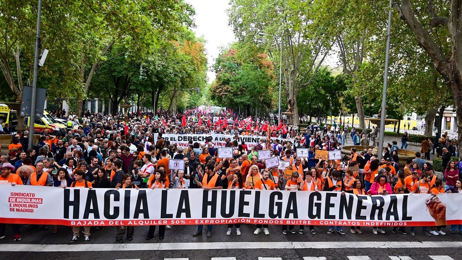 Manifestación en Madrid por el precio de la vivienda