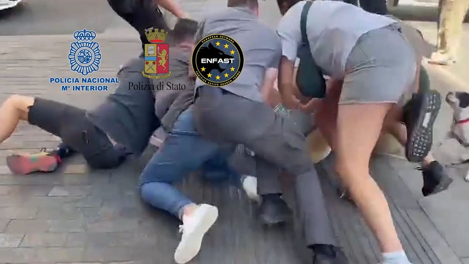 La Policía detiene a un narcotraficante en plena Gran Vía