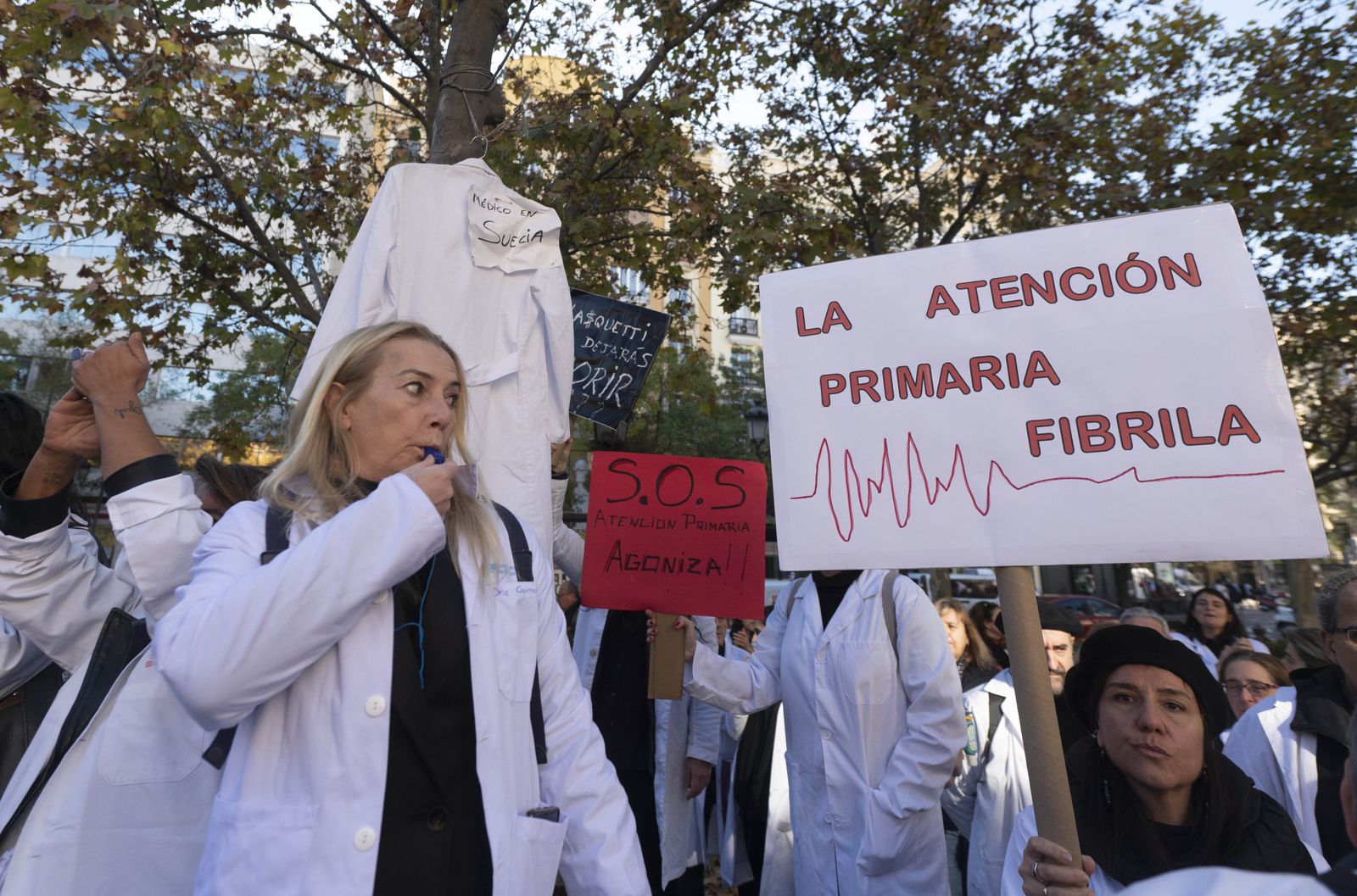 Protesta de médicos