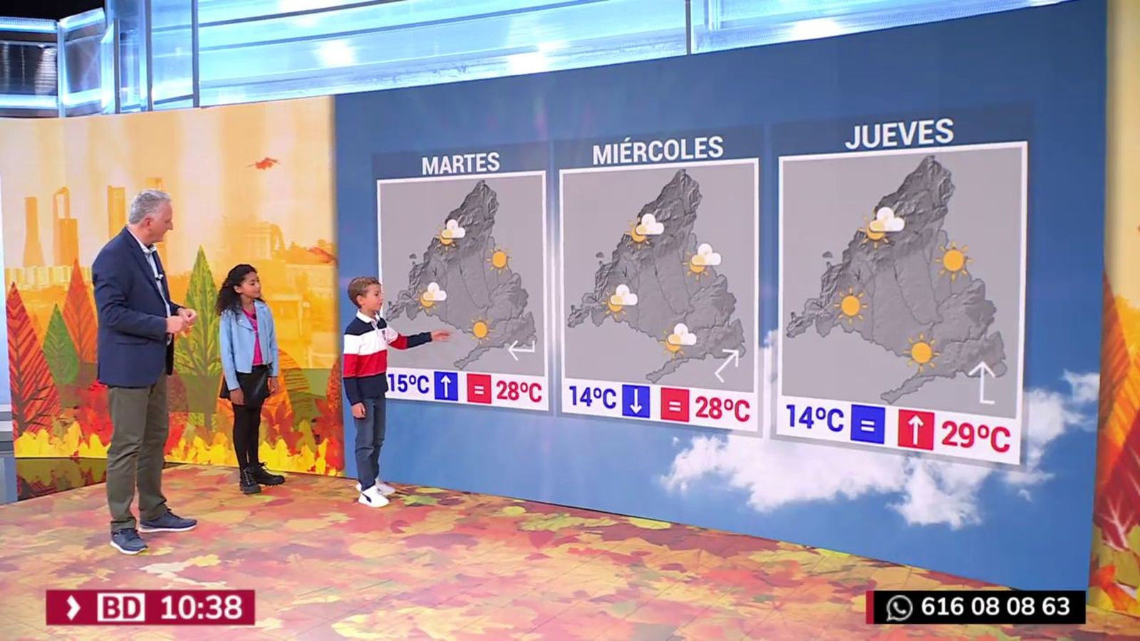 "Soleado y con unas pequeñas nubes", el pronóstico de unos meteorólogos muy especiales
