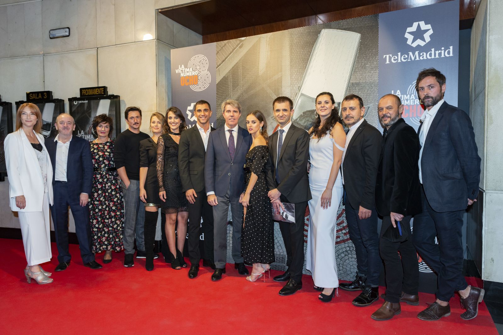 Premier de 'La víctima número ocho' en el Palacio de la Prensa