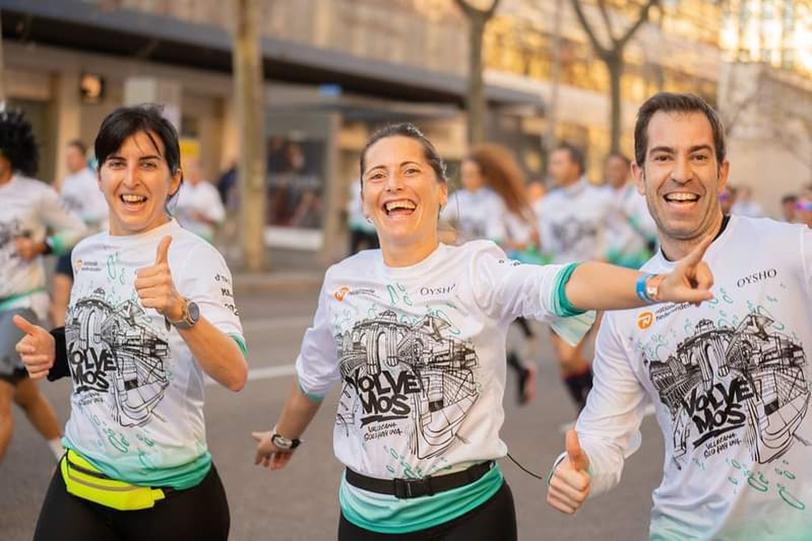 Corredores en la San Silvestre Vallecana popular