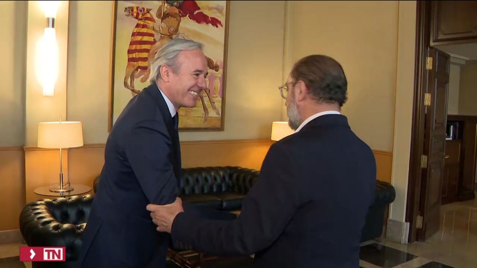 Azcón reclama a Lambán
