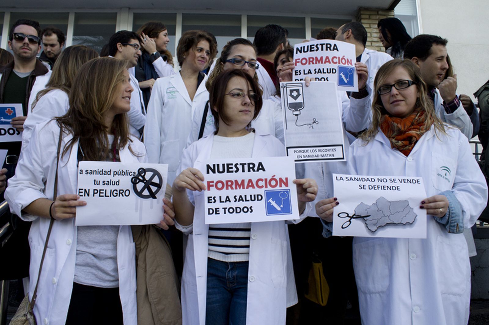 Protesta de médicos
