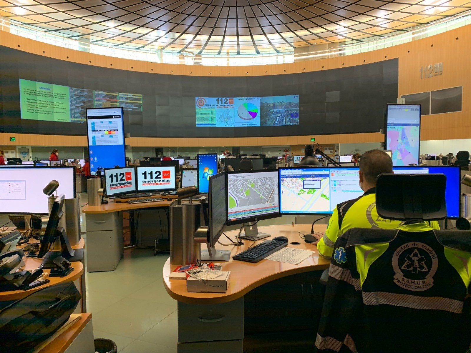 Base del 112 Emergencias Madrid