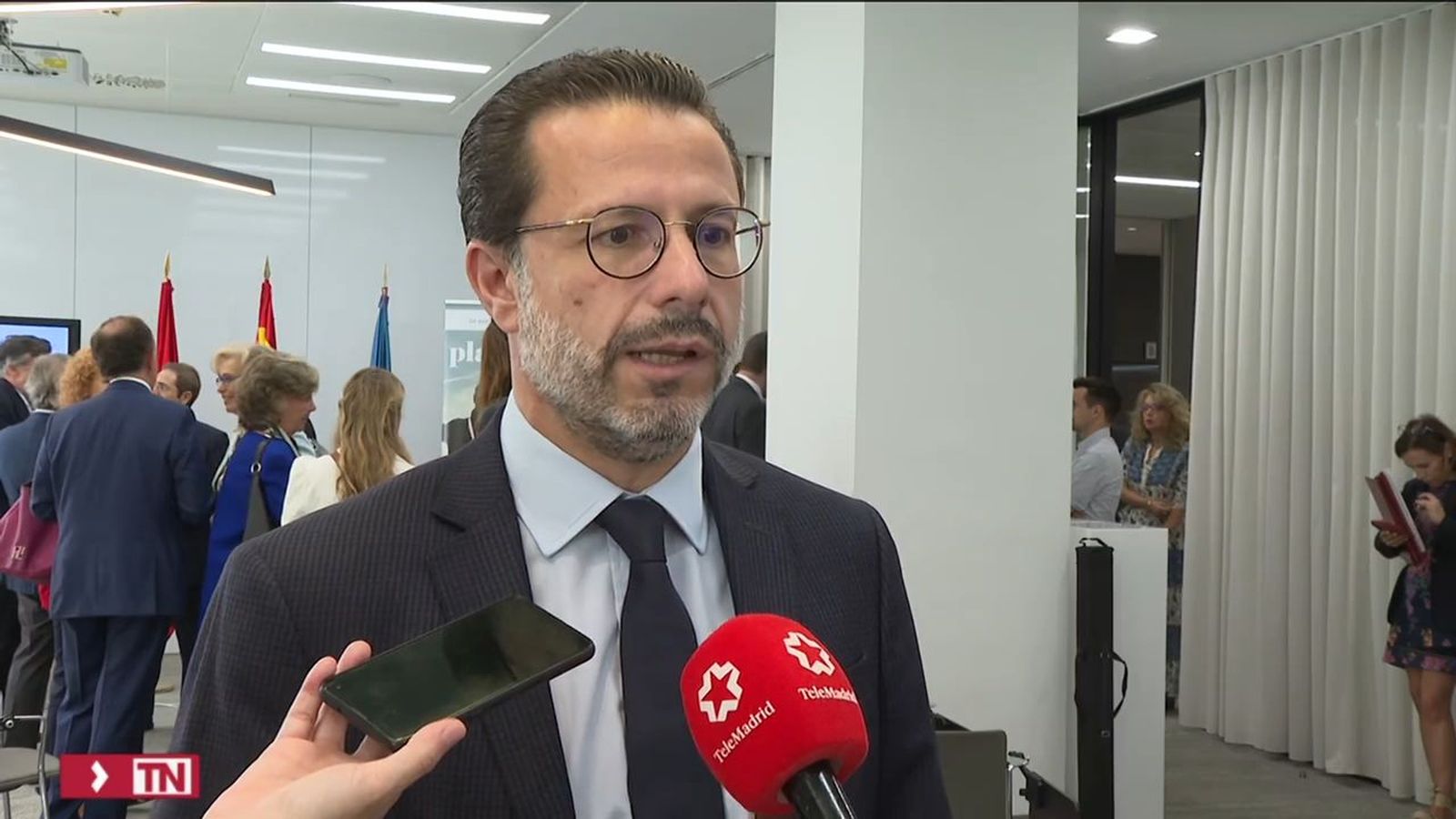 Lasquetty valora la buena salud de las empresas de Madrid