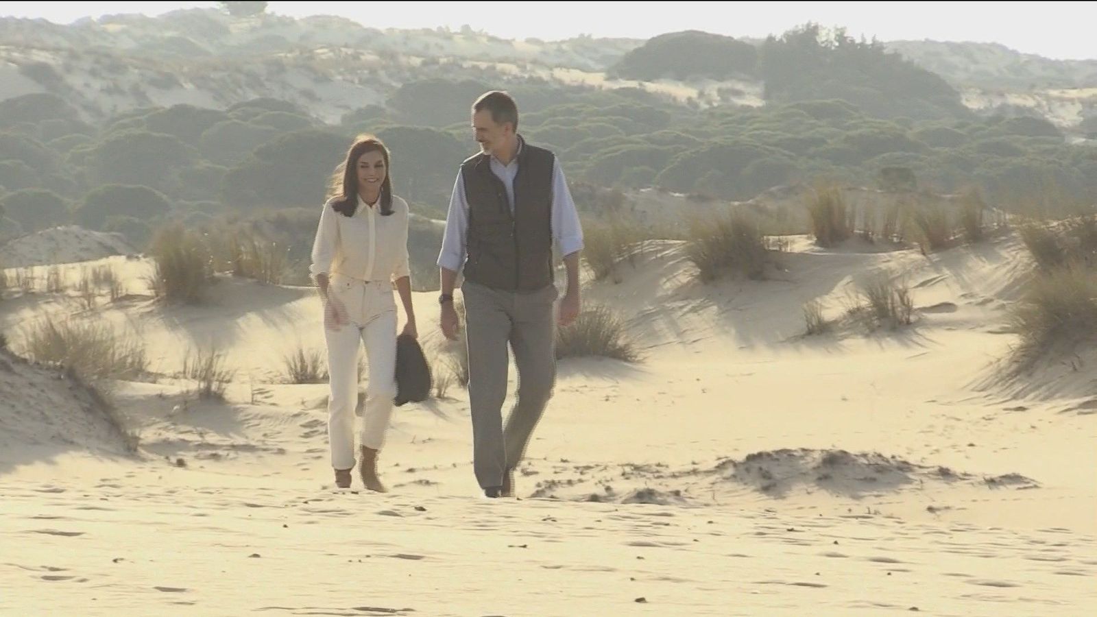 Los Reyes visitan el Parque Nacional de Doñana
