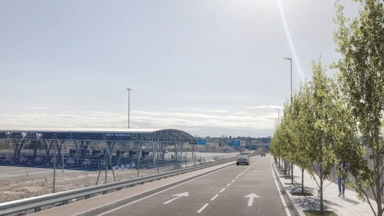 Ilustración de la futura calle 51 de Valdebebas