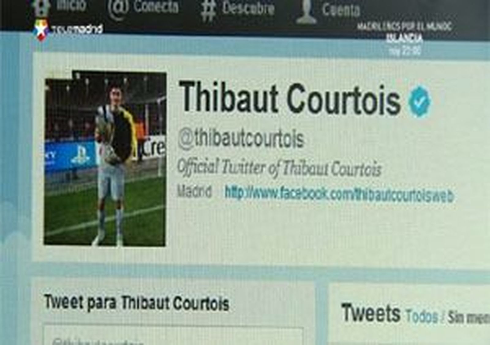 Courtois recibe amenazas de algunos aficionados y cierra su cuenta de Twitter