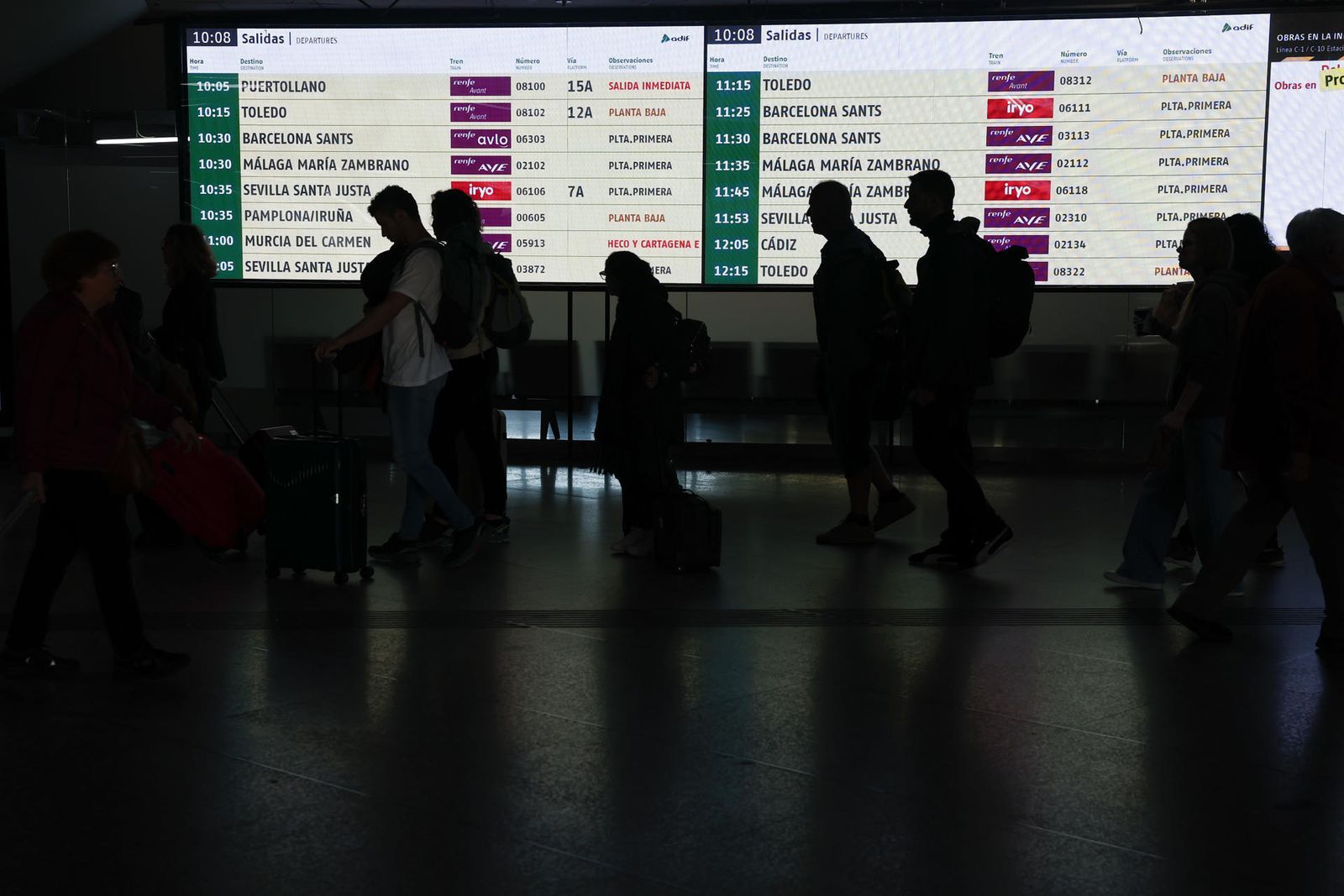 Suspendido el tráfico ferroviario entre Madrid y Valencia