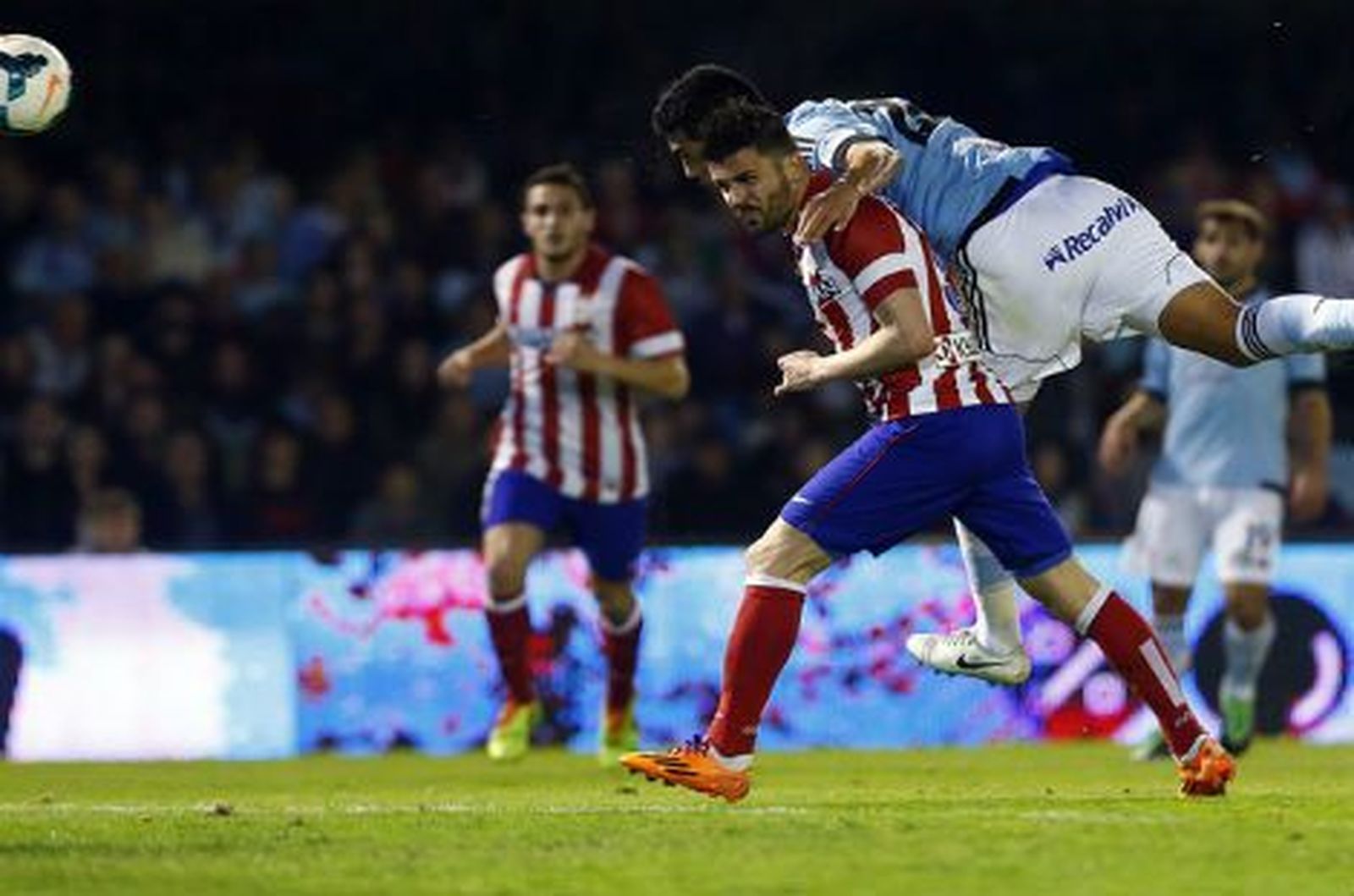 0-2. Un doblete de Villa da la victoria al Atlético