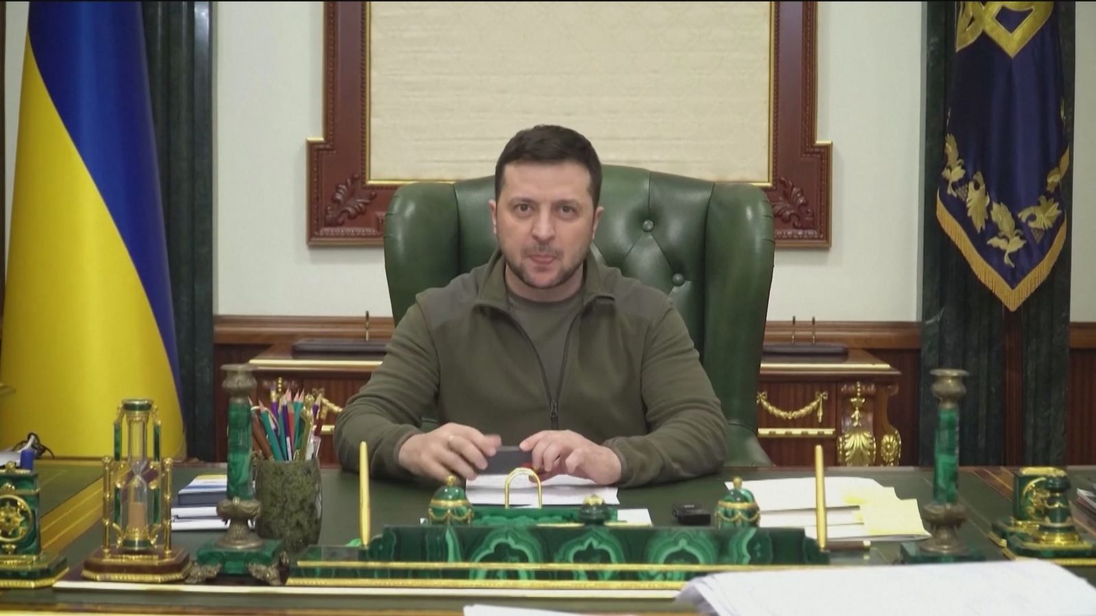 Zelenski intervendrá el martes ante  el Pleno del Congreso por videoconferencia