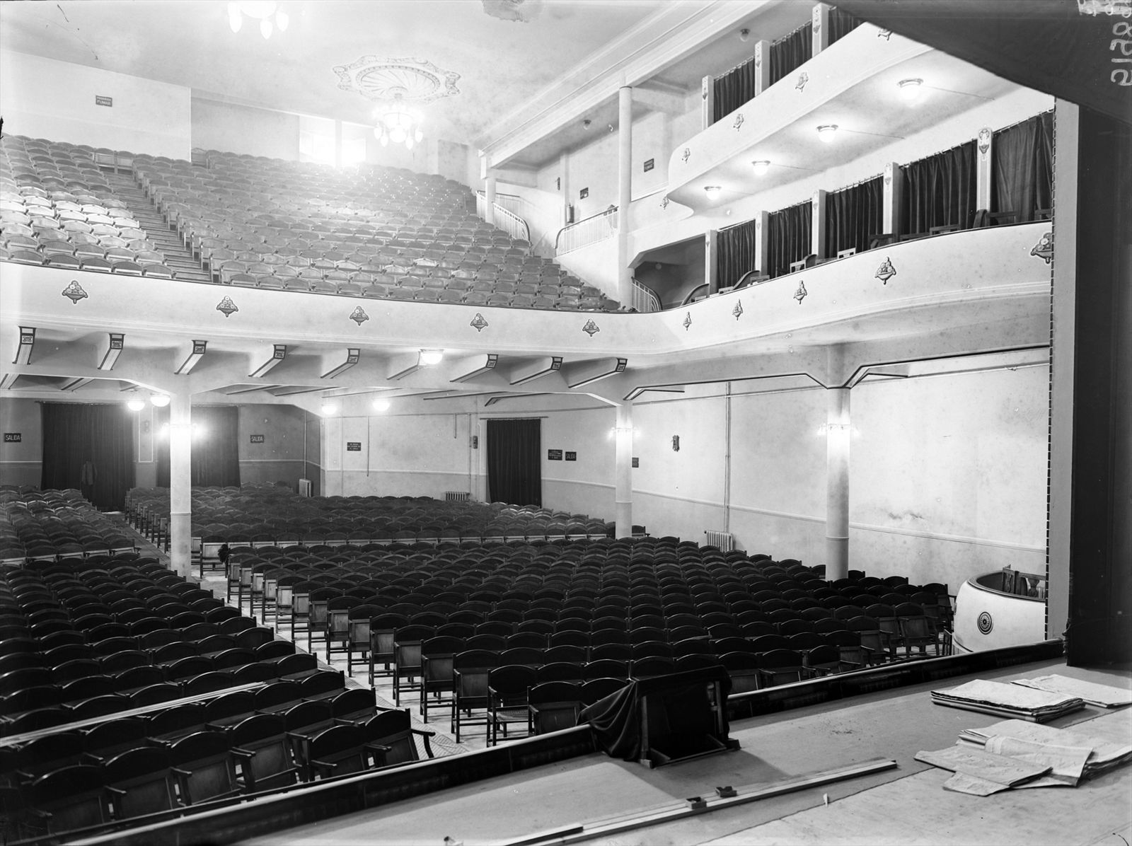 El Teatro Pavón visto desde el escenario