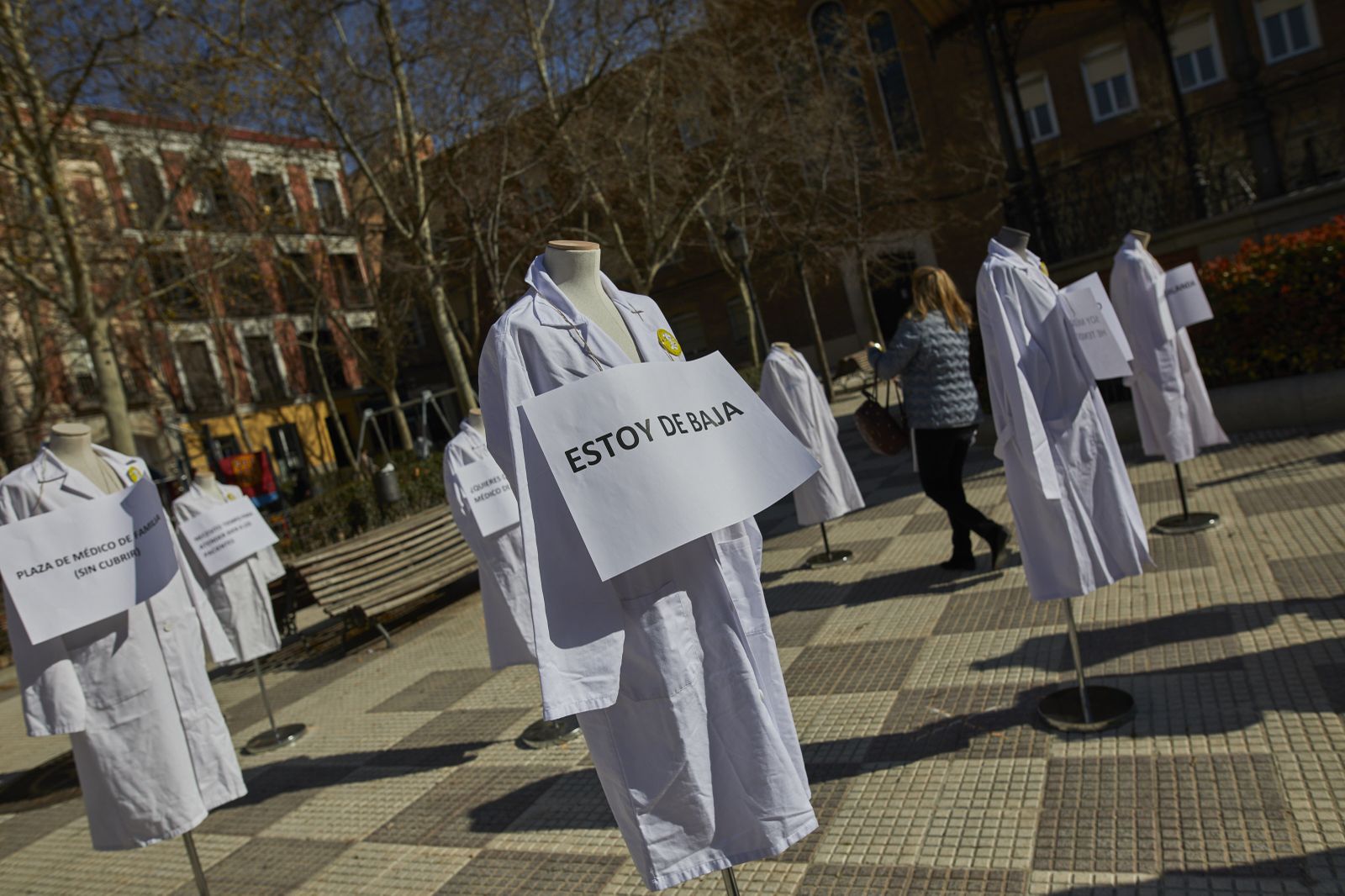 Huelga de médicos en Madrid en el año 2021